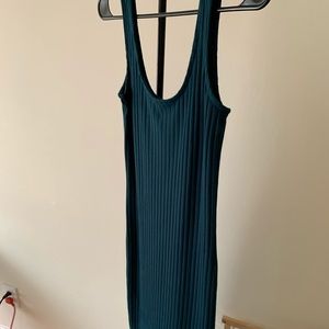 MIDI teal dress